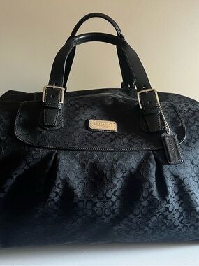Coach Voyage Signature Cabin Duffle Bag - 2010